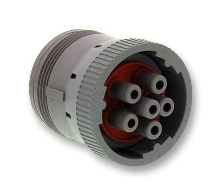 Deutsch - TE Connectivity HD16-6-96S Circular Connector HD10 Series Straight Plug 6 Contacts Crimp Socket Not Supplied