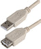 PRO Signal PSG91434 PSG91434 USB Cable Type A Plug to Receptacle 1 m 3.28 ft 2.0 Grey