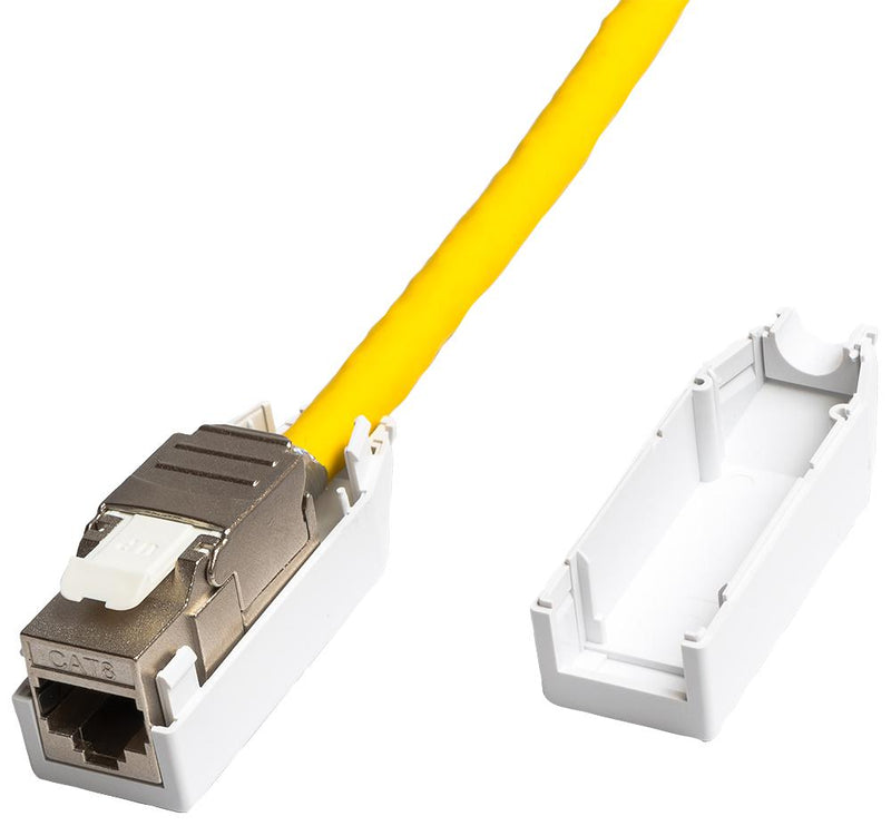 TUK Seil SEIL Modular Connector RJ45 Jack 1 x (Port) 8P8C Cat8 Cable Mount