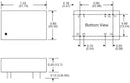 XP Power JHM1024S12 Isolated Through Hole DC/DC Converter Medical 2:1 10 W 1 Output 12 V 833 mA