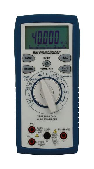 B&K Precision BK2712 Handheld Digital Multimeter True rms AC / DC 4.75 Digit