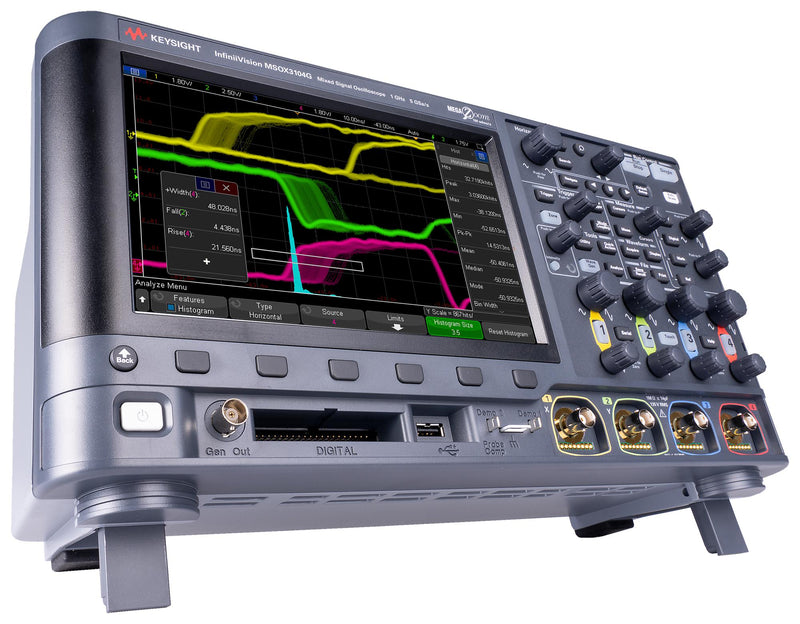 Keysight Technologies MSOX3034G Digital Oscilloscope Infiniivision 3000G X 4+16 Channel 350 MHz 5 Gsps 4 Mpts 1 ns