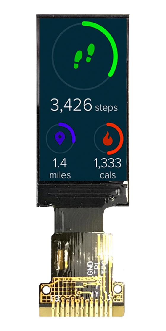 Midas MDT0096A2IS-SPI MDT0096A2IS-SPI TFT LCD 0.96 " 80 x 160 Pixels Portrait RGB 2.8V