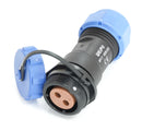 Multicomp PRO MP007594 MP007594 Circular Connector w/ Cap MP SP17 Cable Mount Receptacle 2 Contacts