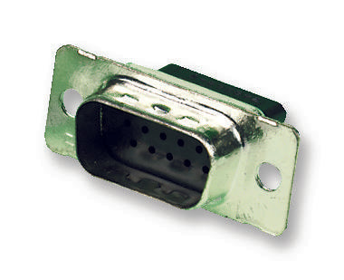 AMP - TE CONNECTIVITY 1658671-1 D Sub Connector Housing, 26 Ways, High Density D Sub, 2, AMPLIMITE HDP-22 Series, Plug, Steel Body