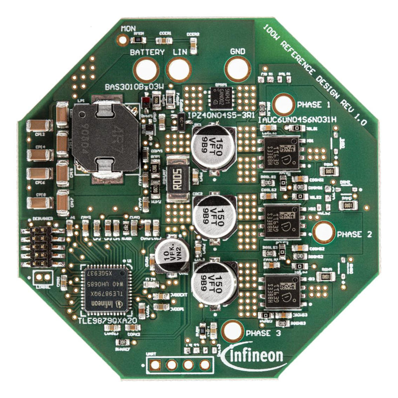 Infineon REFWATERPUMP100WTOBO1 Reference Design Board TLE9879QXW40 Auxiliary Water Pump