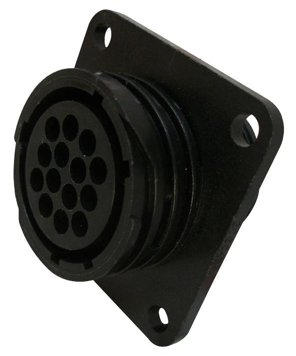 Amphenol Industrial ACC00E20-4S-003-LC ACC00E20-4S-003-LC Circular Connector AC Wall Mount Receptacle 4 Contacts Crimp Socket - Not Supplied