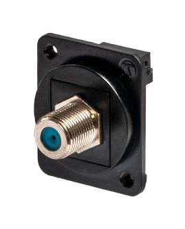 TUK KCF3GDPM RF / Coaxial Adapter F Receptacle Straight 75 ohm