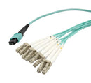 L-COM MPM8OM4-FLCR-3 Fibre Cord MPO PLUG-LC MM 3M