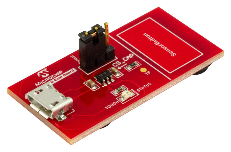 Microchip AC160219 Evaluation Kit AT42QT1010 Capacitive Touch Controller Integrated Pad