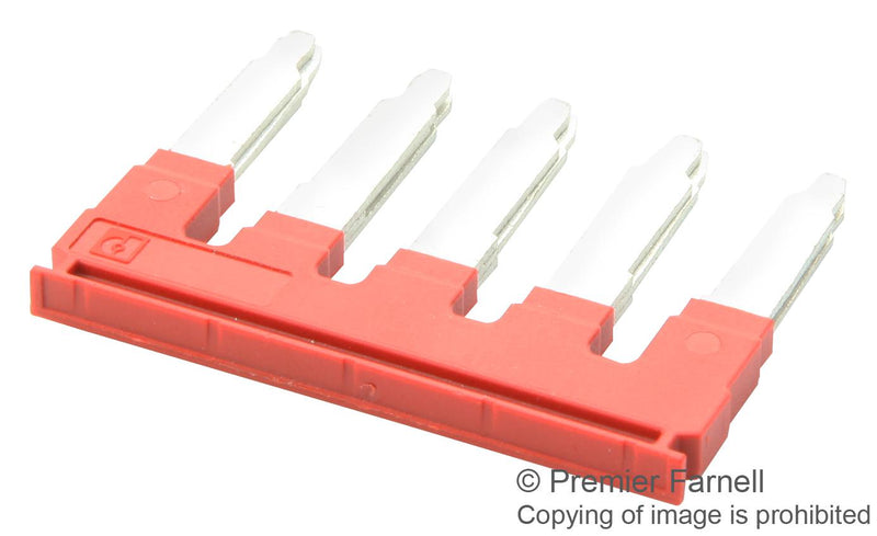 Phoenix Contact FBS 5-10 Fixed Bridge for Use With Clipline Series DIN Rail Terminal Blocks