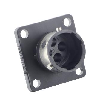 SOURIAU-SUNBANK / Eaton UTGX0104P Circular Connector Souriau Utgx Series Flange Mount Receptacle 4 Contacts New