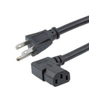 L-COM N515P-C13L-15-10F Power Cord N5-15P-R/A IEC C13 10 15A New