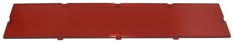 Multicomp PRO MC003624 Enclosure Accessory Lid Polycarbonate Transparent Red MC003620 DIN Rail ABS