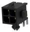 AMP - TE Connectivity 3-794620-4 Rectangular Connector Micro MATE-N-LOK Series 4 Contacts Header 3 mm Through Hole 2 Row