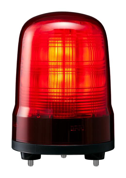 Patlite (U.S.A.) SF10-M1JN-R Beacon FLASH/ROTATE/PULSE RED 100MM