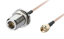 Taoglas CAB.951 RF / Coaxial Cable Assembly N-Type Jack to SMA Plug RG316 50 ohm 3.3 ft 1 m Brown