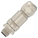 AMP - TE Connectivity 2351378-1 Sensor Connector PG7 M12 Male 4 Positions Crimp Pin Contacts Not Supplied