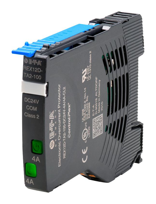 ETA REX12D-TA2-100-DC24V-4A/4A Electronic Circuit Breaker REX12D Series 4 A 24 VDC DIN Rail