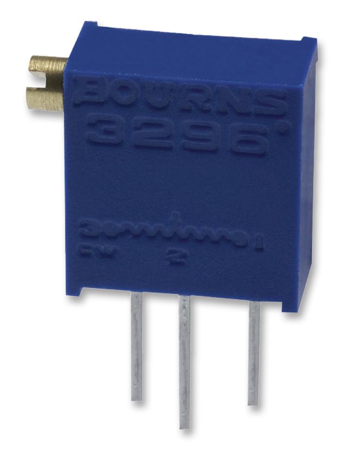 BOURNS 3296Z-1-203LF Trimmer Potentiometer, 20 kohm, 500 mW, &plusmn; 10%, Trimpot 3296 Series, 25 Turns, Through Hole