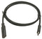 Cliff Electronic Components FCR72003 FCR72003 USB Cable Extension Type C Plug to Receptacle 1 m 3.3 ft 3.1 Black