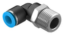 Festo QSL-1/2-10 Pneumatic Fitting Push-In L-Fitting R1/2 14 bar 10 mm PBT (Polybutylene Terephthalate) QSL