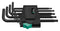 Wera 967/9 TX 1 Hex Key Set L Torx T9 - T40 Blacklaser Series 9 Piece