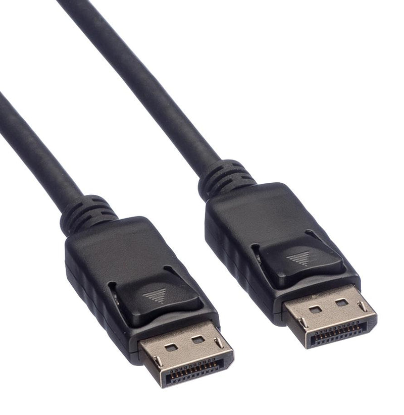 Roline 11.04.5767 Audio / Video Cable Assembly Displayport Plug 4.9 ft 1.5 m Black