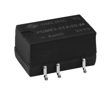 CUI PQME1-S12-S5-M PQME1-S12-S5-M Isolated Surface Mount DC/DC Converter ITE 1:1 750 mW 1 Output 5 V 150 mA