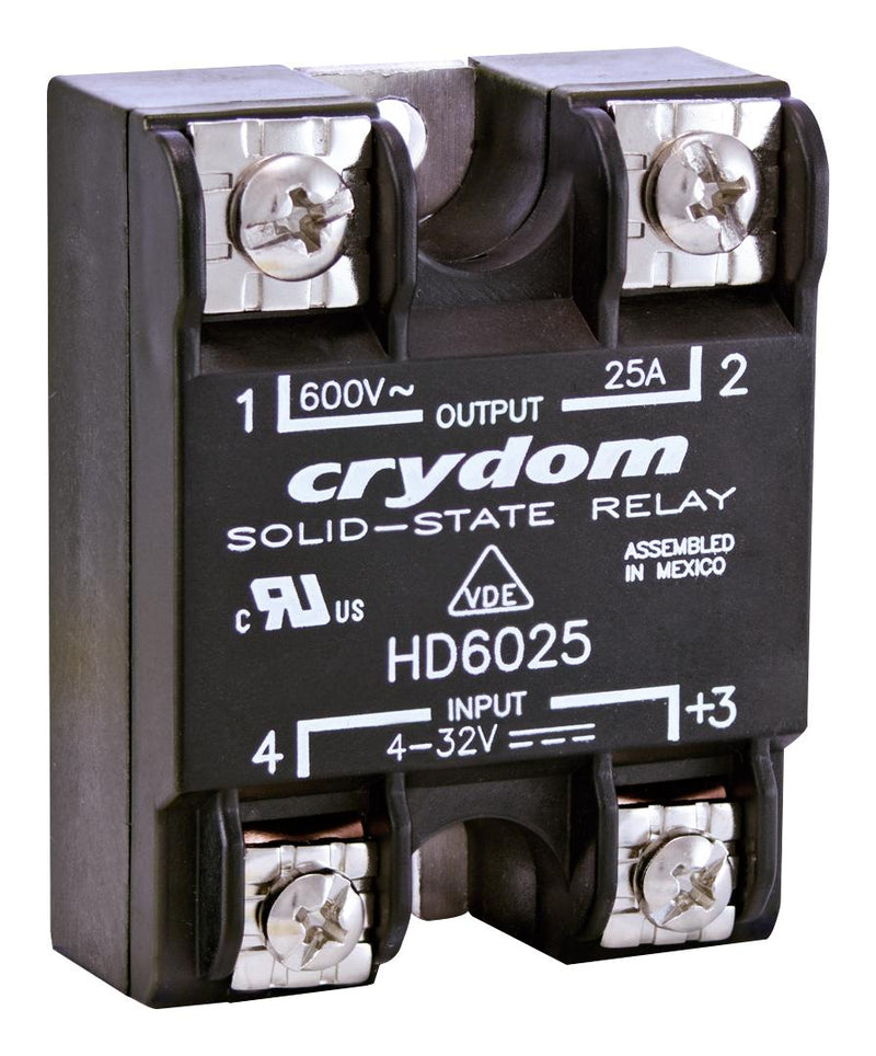 SENSATA/CRYDOM HD4840 Solid State Relay SPST-NO 40 A 530 VAC Panel Screw Zero Crossing