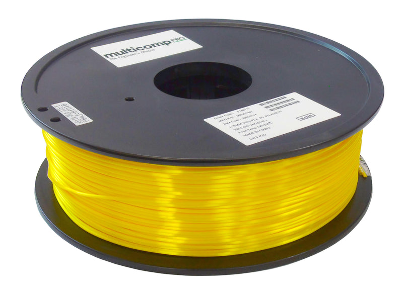 Multicomp PRO MP007441 MP007441 3D Filament Silk PLA 1.75 mm 1 kg Yellow