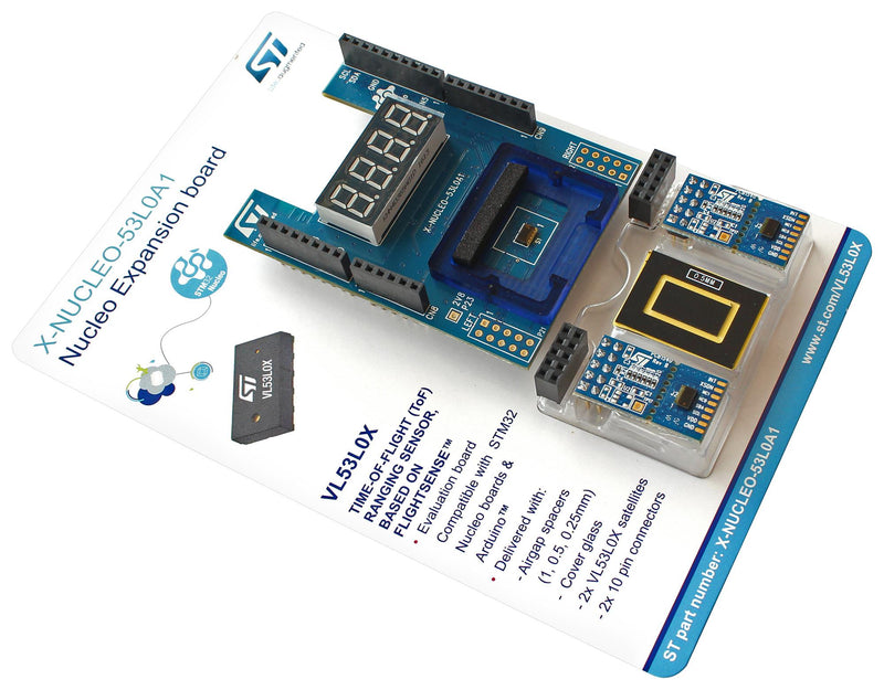 Stmicroelectronics P-NUCLEO-53L0A1 Evaluation Board VL53L0X Ranging and Gesture Detection Arduino Compatible