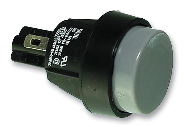 Marquardt 5000.0101-01 5000.0101-01 Pushbutton Switch 5000 Series 16 mm SPST-NO Round Black