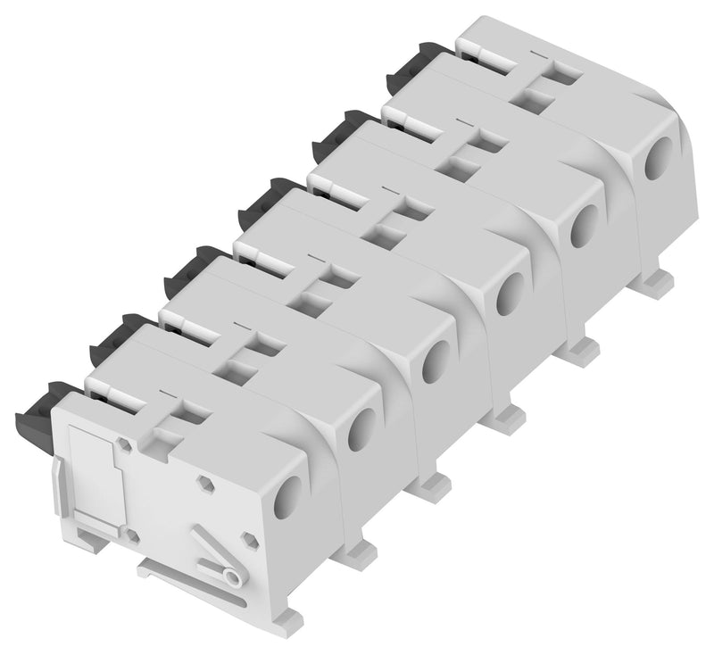 Buchanan - TE Connectivity 2318582-6 Pluggable Terminal Block 8 mm 6 Ways 24AWG to 18AWG Poke In 5 A