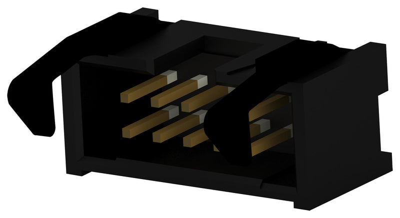 AMP - TE Connectivity 1761608-3 Pin Header Wire-to-Board 2.54 mm 2 Rows 10 Contacts Through Hole Straight AMP-LATCH