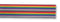 3M 3302-14 Ribbon Cable, Colour Coded Flat, Per M, Multi-coloured, 14 Core, 28 AWG, 0.072 mm&sup2;