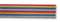 3M 3302-50 Ribbon Cable, Colour Coded Flat, Multi-coloured, 50 Core, 28 AWG, 0.072 mm&sup2;, 100 ft, 30.5 m