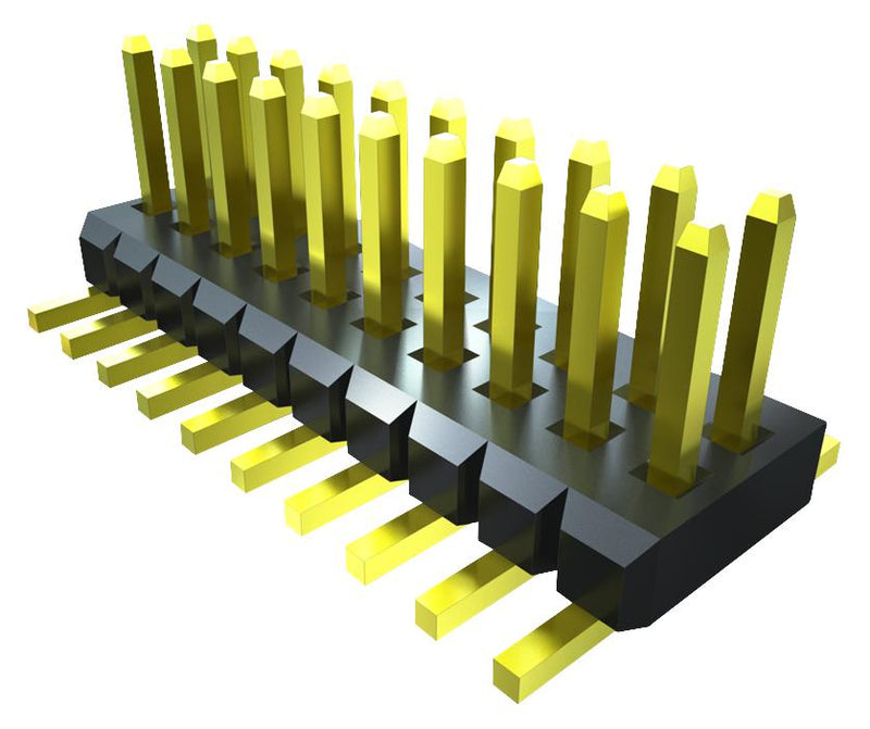 Samtec FTS-111-01-F-DV . Pin Header Wire-to-Board 1.27 mm 2 Rows 22 Contacts Surface Mount FTS Series