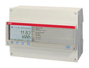 ABB A44 213-100 Energy Meter Modular DIN Rail Three Phase 6 A 57.7 to 500 Vac Class B Pulse Output Modbus