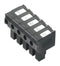 Weidmuller 1131730000 Pluggable Terminal Block 5 Ways 16AWG to 12AWG 4 mm&Acirc;&sup2; Push In 32 A