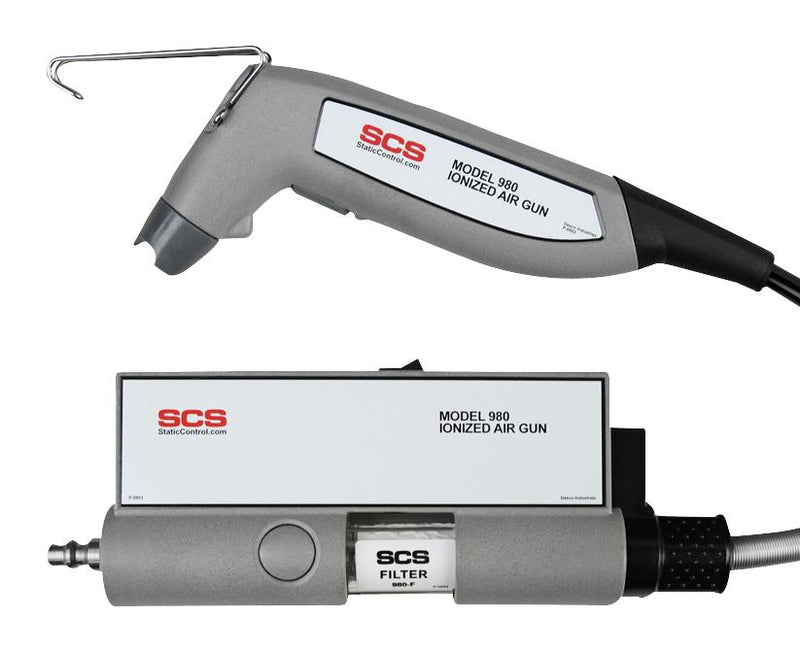 SCS 980 Ionizer Air Gun Hand-Held 120VAC 0.5s Discharge Time