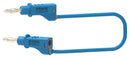 Tenma 72-13910 Test Lead 4mm Stackable Banana Plug 70 VDC 20 A Blue 2 m