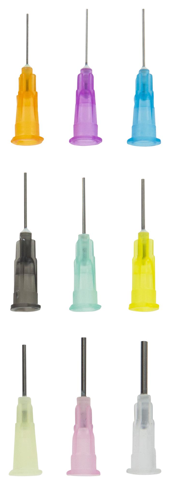 Modelcraft POL1009 Syringe Tip Set Precision Multicolour 15G - 25G 9 Piece