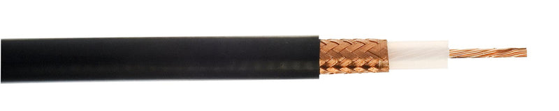 Webro 490025-BLK-100 490025-BLK-100 Coaxial Cable URM76 0.96 mm&Acirc;&sup2; 50 ohm 328 ft 100 m