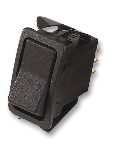 Otto Controls K3AB2AAA Rocker Switch IP68S Off-On Dpst Non Illuminated Panel Mount Black K3 Series