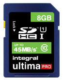 Integral INSDH8G10-45 Flash Memory Card Sdhc 8 GB Ultima Pro