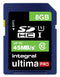 Integral INSDH8G10-45 Flash Memory Card Sdhc 8 GB Ultima Pro