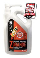 Rozalex 6042117 Hand Cleaner Zalpon Zorange Degreaser Pump Bottle 4l