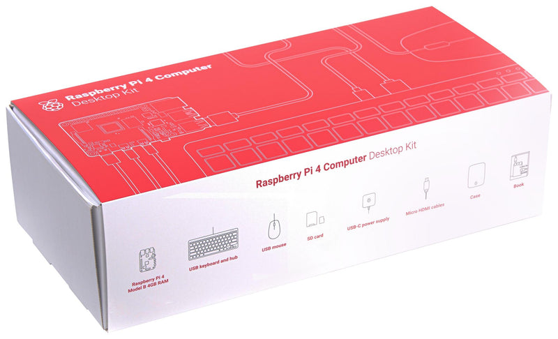 RASPBERRY-PI SC0400US Desktop KIT Raspberry PI 4 Model B 4GB