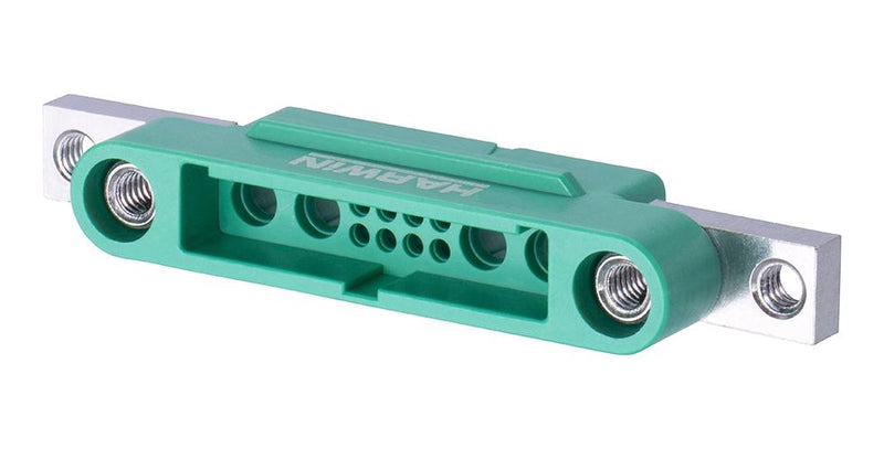 Harwin G125-32496M5-02-08-02 Connector Housing Black / Green Gecko-MT G125 Plug 12 Ways 1.25 mm